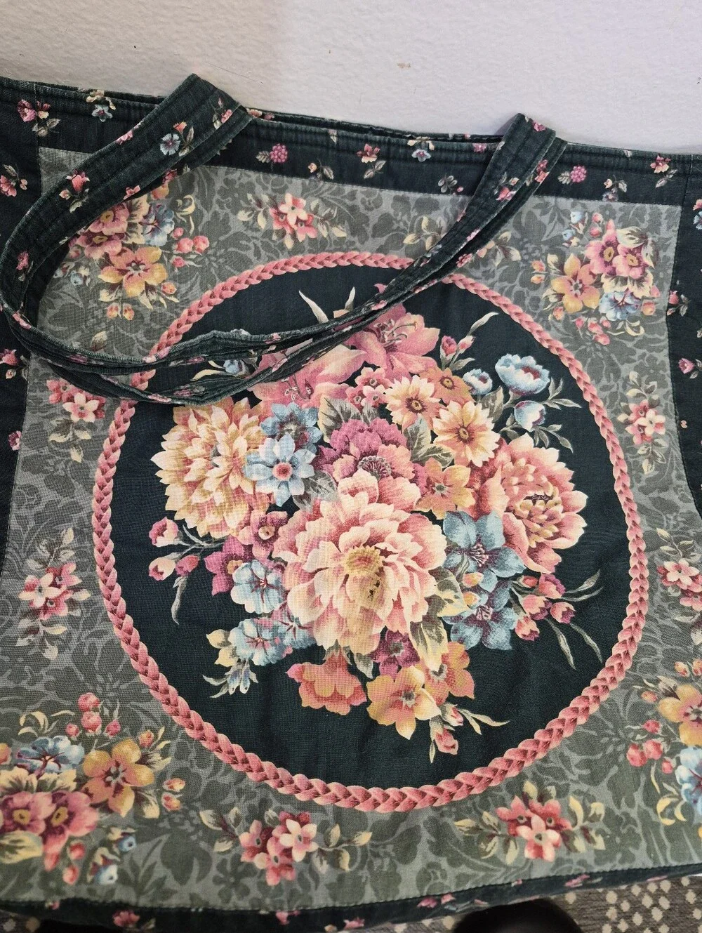 Floral Fabric Tote